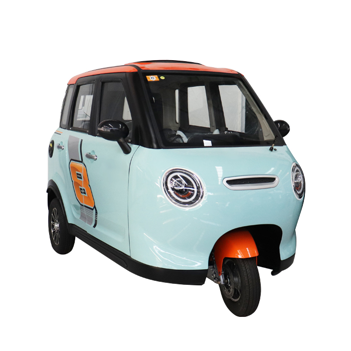 Comfortable Tuk Tuk Taxi Rickshaw Electric Closed Passenger Tricycle for Carrying Passengers Mini Electric Car